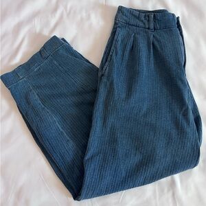 Halara Denim Look High Rise Baggy Pants Size Medium Short